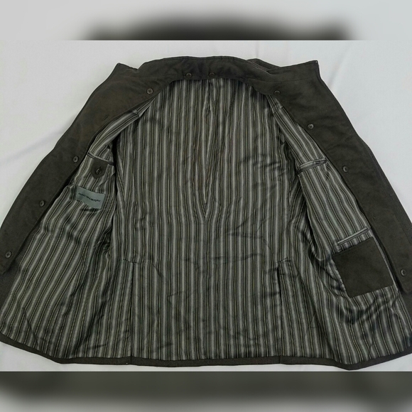 Johnston & Murphy Sport Coat w/Suede Leather Vest - Picture 5 of 8